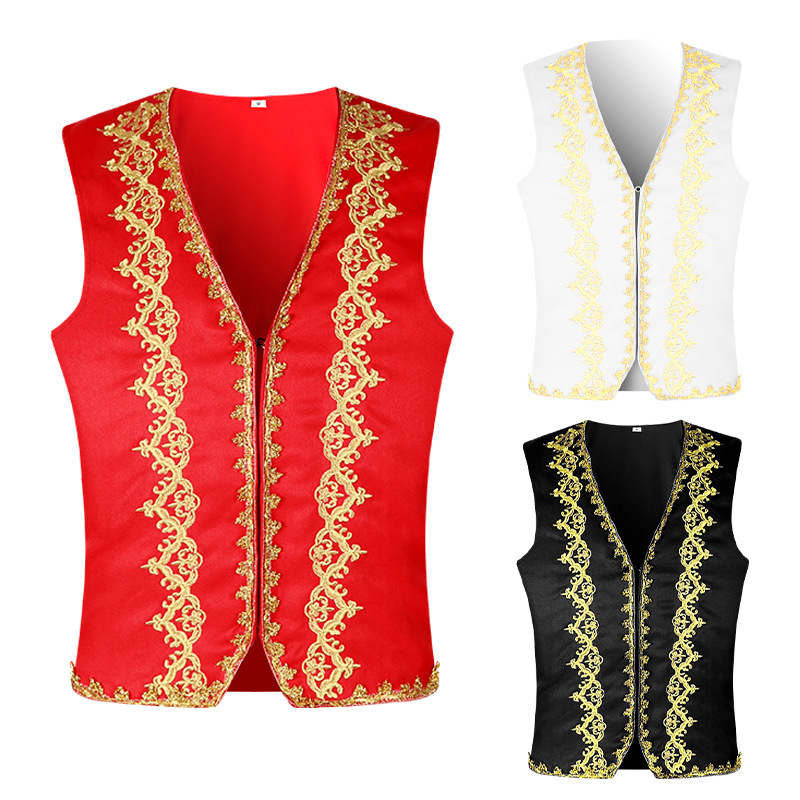 Medieval Gold Embroidery Baroq - Tops 评论和价格