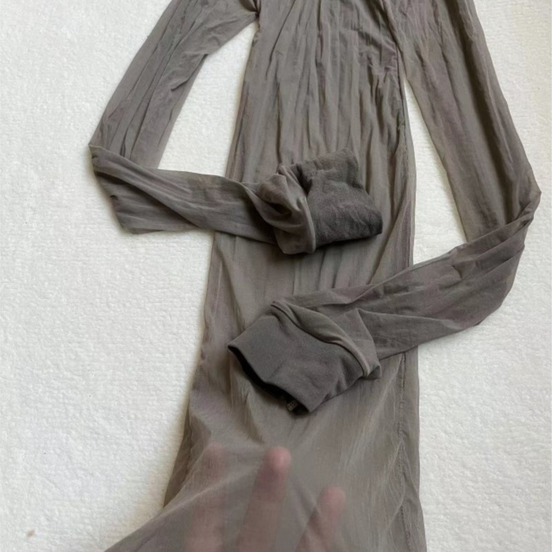 Transparent Smooth Sexy Bodyst - Sexy Mesh Sheer Bodycon Dress 评论和价格